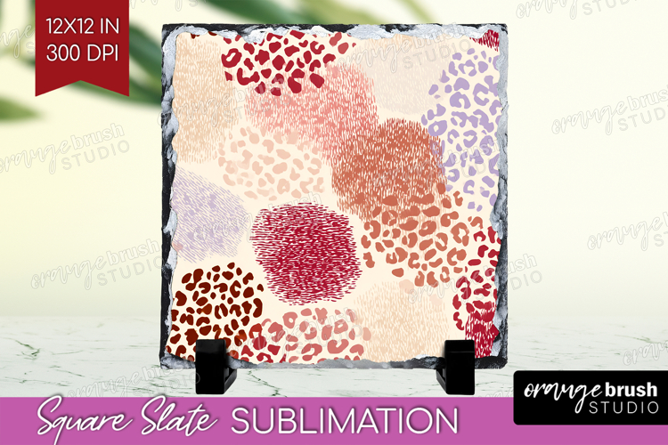 Abstract Slate PNG - Modern Texture Square Slate Sublimation