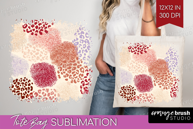 Abstract Tote Bag - Modern Texture Tote Bag PNG Sublimation