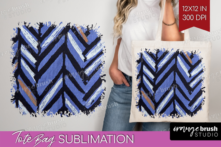 Abstract Tote Bag - Modern Texture Tote Bag PNG Sublimation