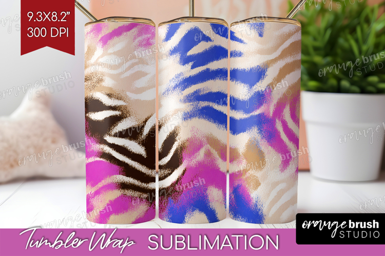 Abstract Tumbler Wrap - Modern Texture Tumbler PNG