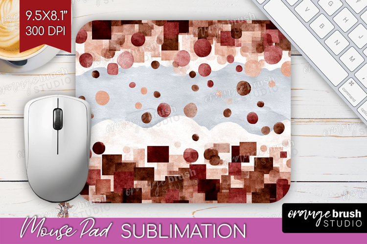 Abstract Mouse Pad Sublimation - Modern Texture Mousepad PNG