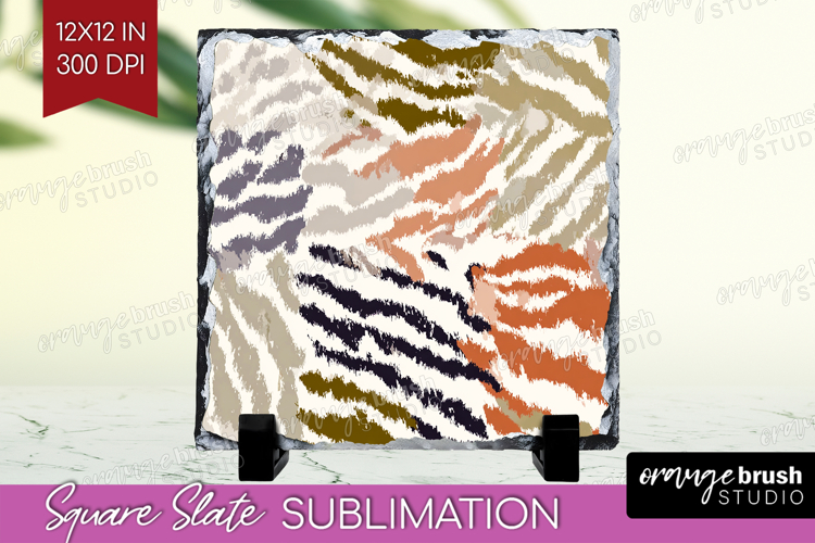 Abstract Slate PNG - Modern Texture Square Slate Sublimation
