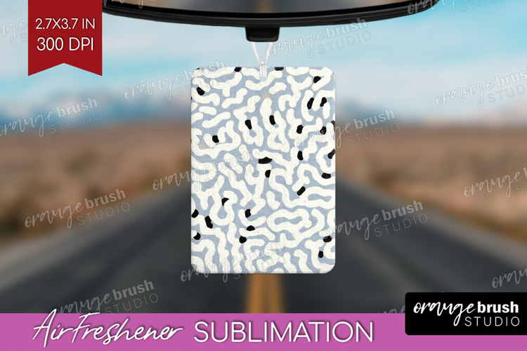 Abstract Doodle Air Freshener PNG - Modern Texture PNG