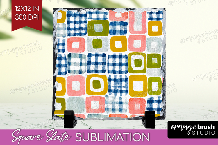 Abstract Doodle Slate PNG - Modern Texture Square Slate