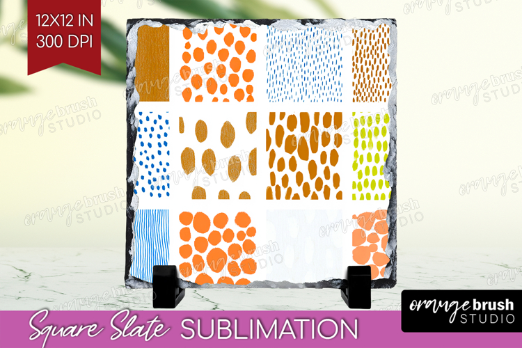 Abstract Doodle Slate PNG - Modern Texture Square Slate