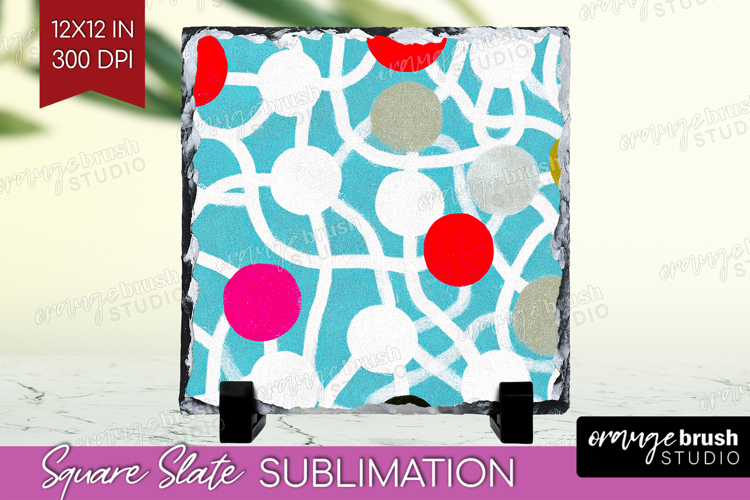 Abstract Doodle Slate PNG - Modern Texture Square Slate