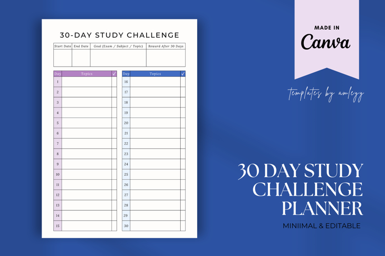 Study Planner Template Image 16