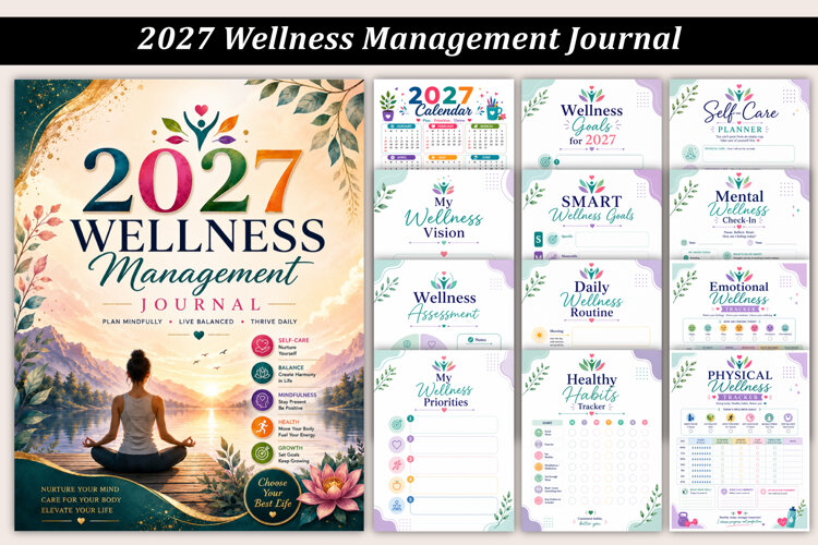 2027 Wellness Management Journal example image 1
