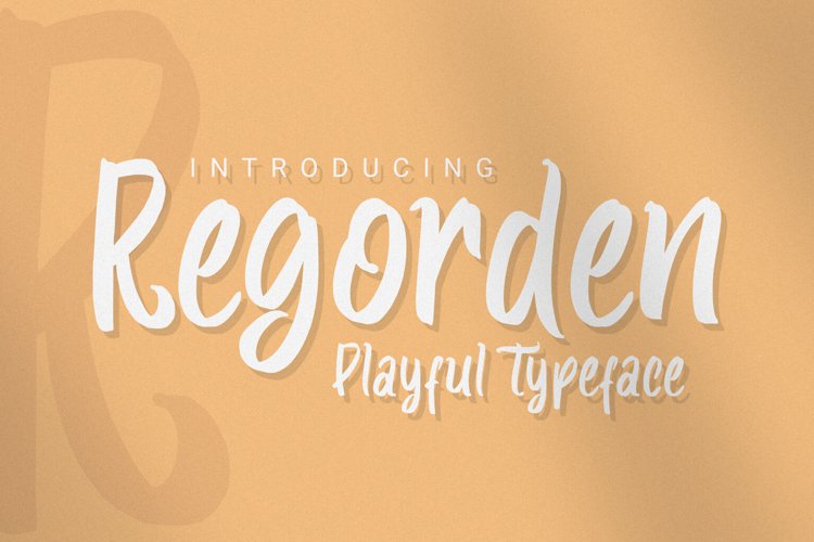 Regorden - Playful Typeface example image 1