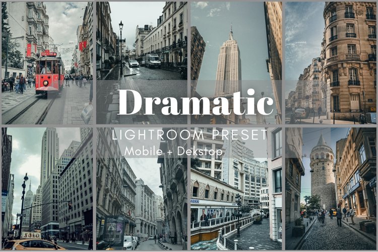 5 Dramatic Lightroom Preset Premium IOS/Android & Dekstop example image 1