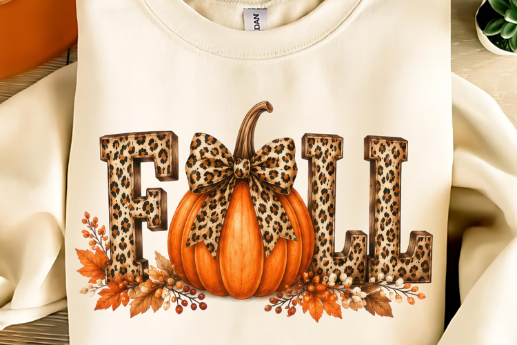Coquette Patchwork Fall Pumpkin PNG, Trending Halloween PNG