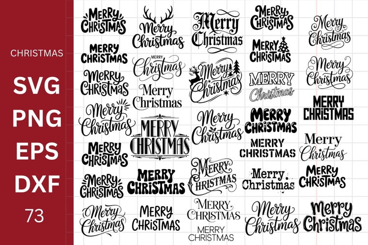 Merry Christmas SVG, Christmas Sign, Cricut