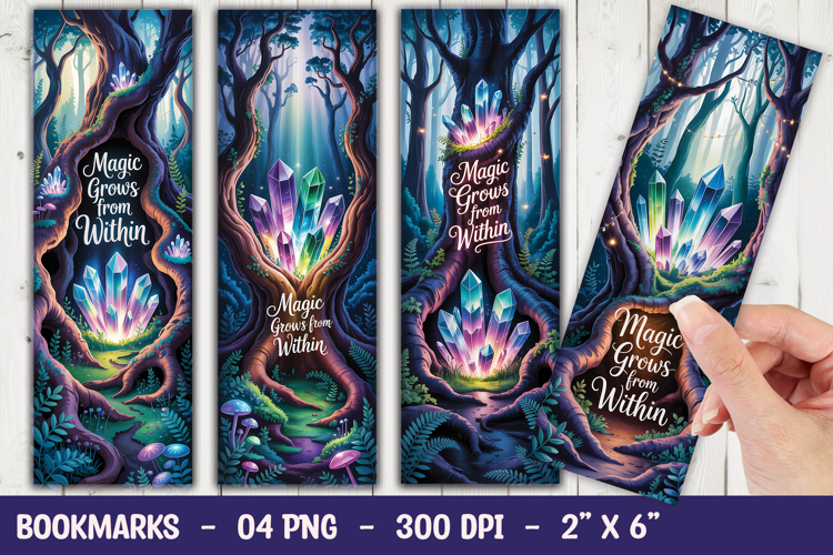 Floral Girl Bookmark Sublimation
