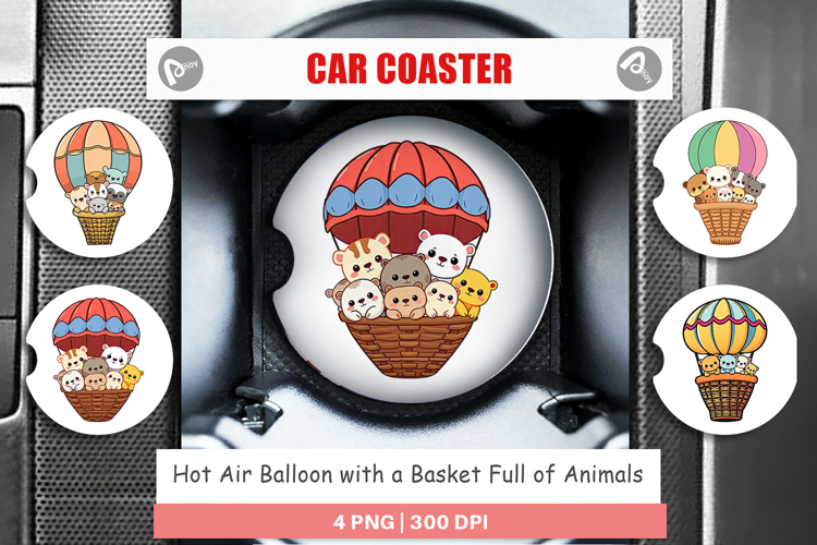 Hot Air Balloon Clipart Image 6