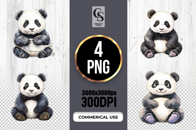 Panda Bear Clipart Image 20