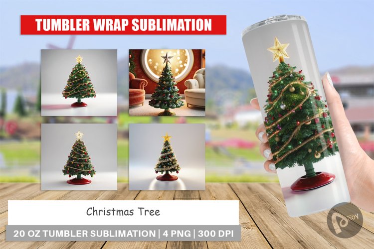 Christmas Tumbler Wrap