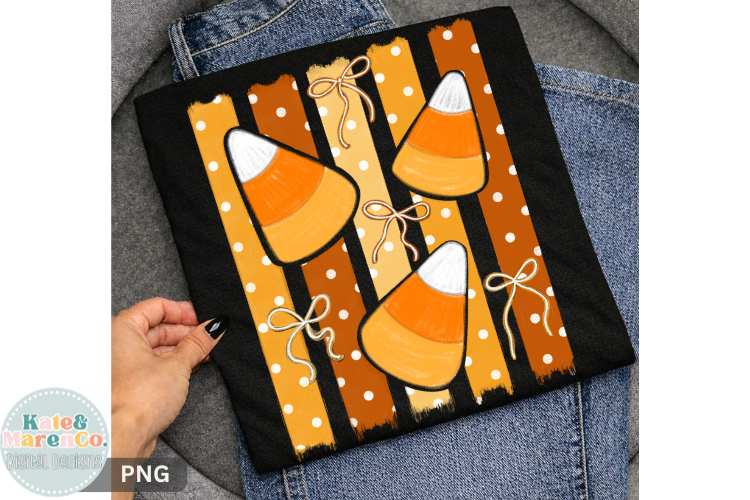 Halloween PNG | Candy Corn Fall PNG | Fall Coquette PNG