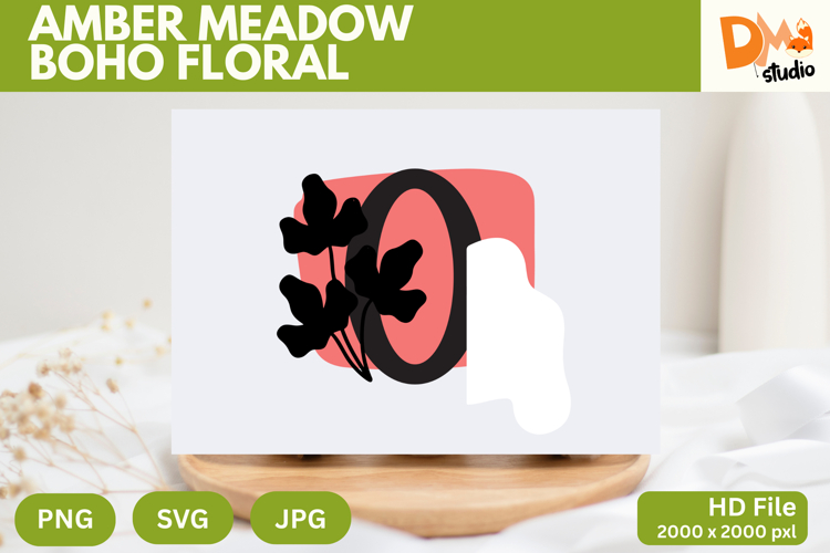 Boho Floral Svg Image 20