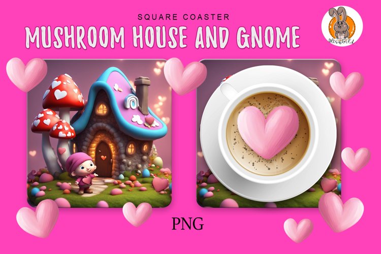 mushroom house and dwarf example image 1