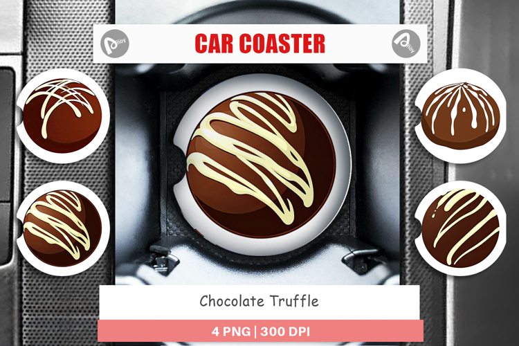 Car Coaster Chocolate Truffle