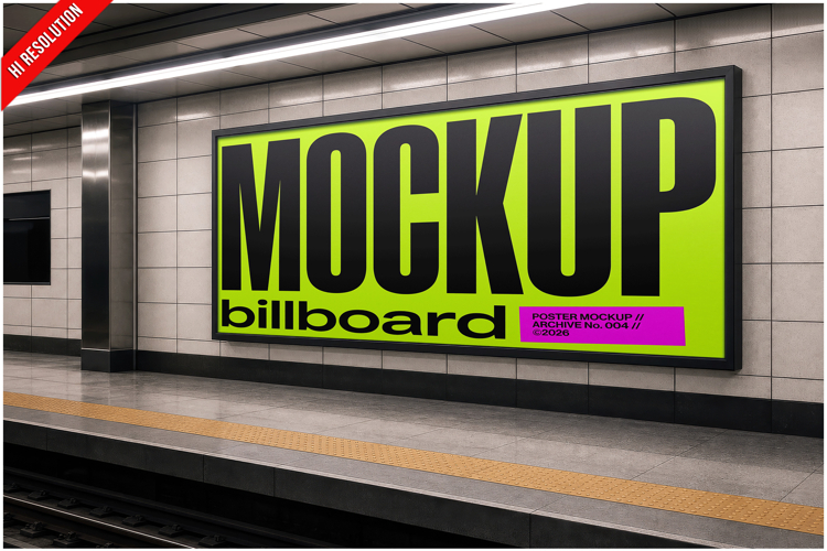 Subway Platform Billboard