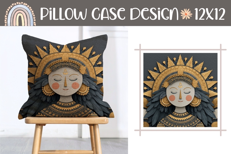 Ethnic Pillow Case, Ethnic Sublimation Design