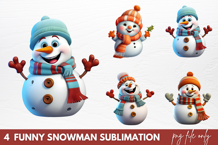 Snowman Clipart Image 14