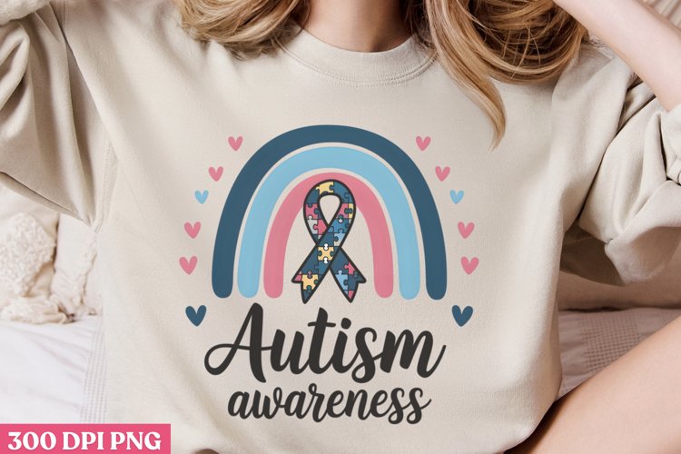 Autism Awareness PNG, Autism Sublimation PNG