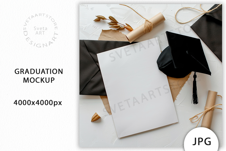 Graduation Aesthetic Mockup JPG