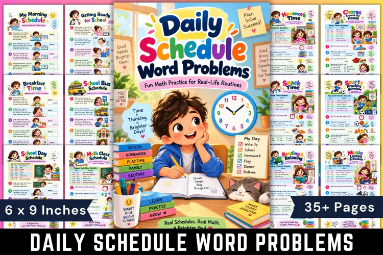 Daily Schedule Word Problems