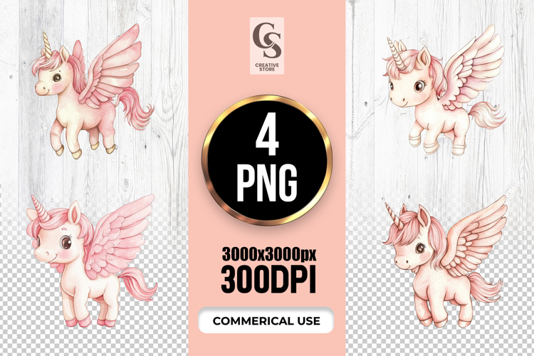Unicorn Clipart Image 15