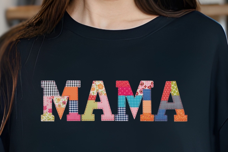 Vol.3 Patchwork Fabric Mama - PNG