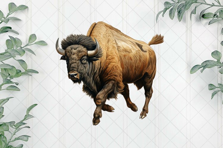 Bison Clipart Image 20