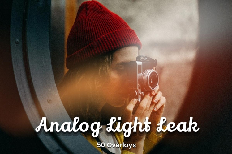 50 Analog Light Leak Overlays
