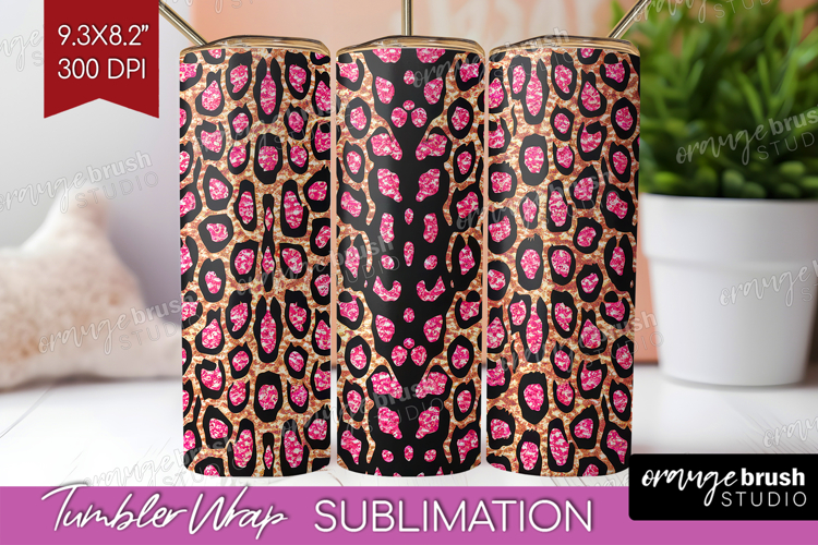Animal Print Tumbler Wrap - Animal Skin Tumbler PNG