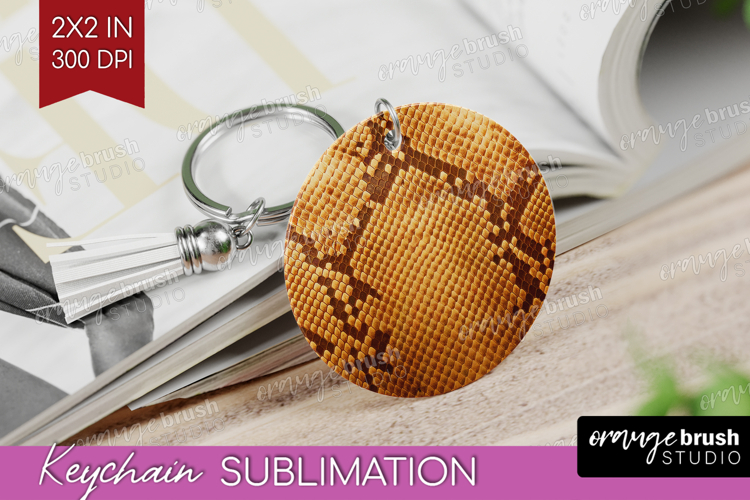 Animal Print Keychain PNG - Animal Skin Keychain Sublimation