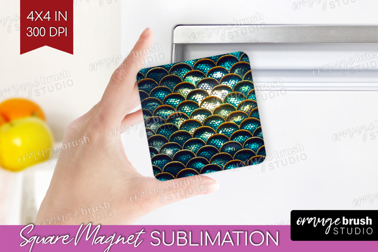 Animal Print Magnet Sublimation - Animal Skin Square Magnet