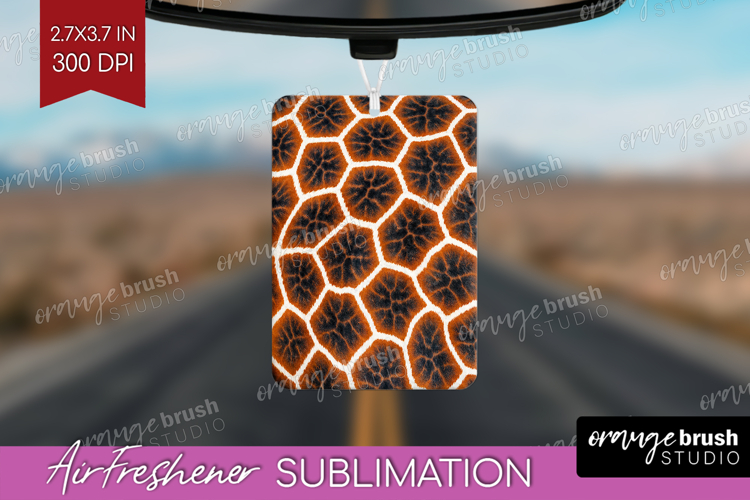 Animal Print Air Freshener PNG - Animal Skin PNG Sublimation
