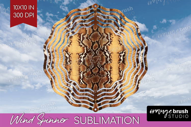 Animal Print Wind Spinner Sublimation PNG - Animal Skin