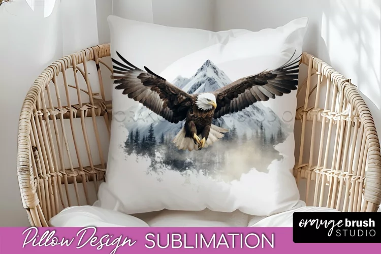 Wild Animals Pillow Cover - Mountain Pillow Sublimation
