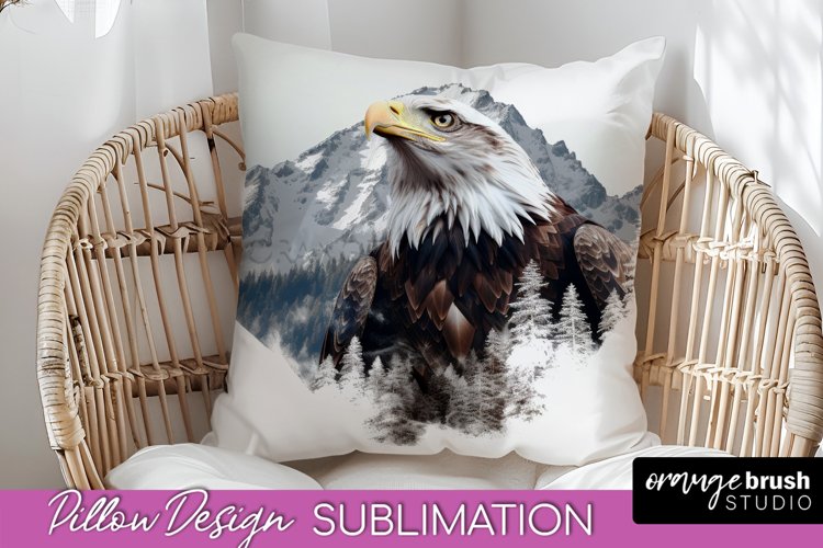 Wild Animals Pillow Cover - Mountain Pillow Sublimation example image 1