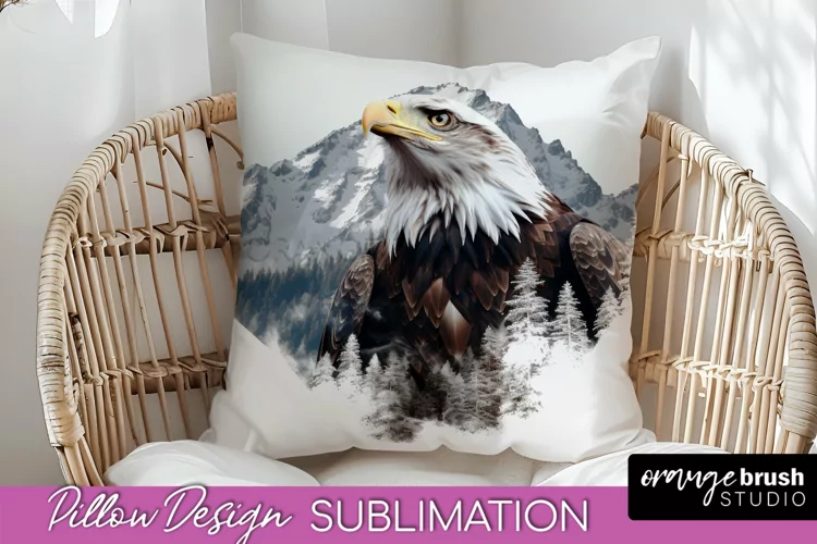 Wild Animals Pillow Cover - Mountain Pillow Sublimation