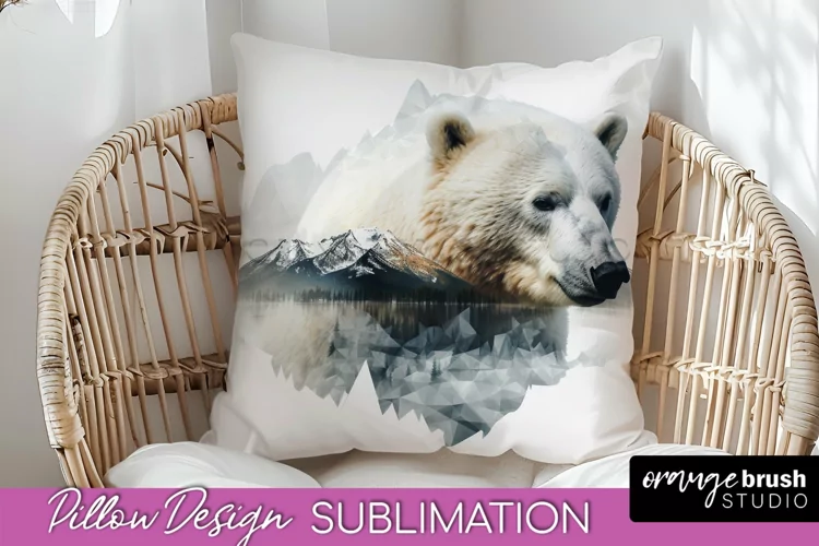 Wild Animals Pillow Cover - Mountain Pillow Sublimation