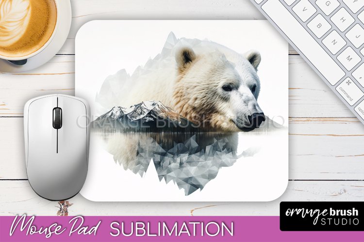 Wild Animals Mouse Pad, Mountain Mousepad Sublimation