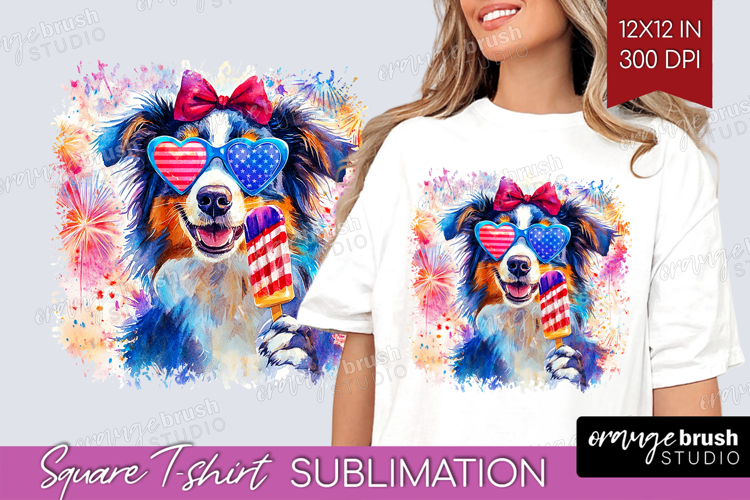 Australian Shepherd Clipart Image 23