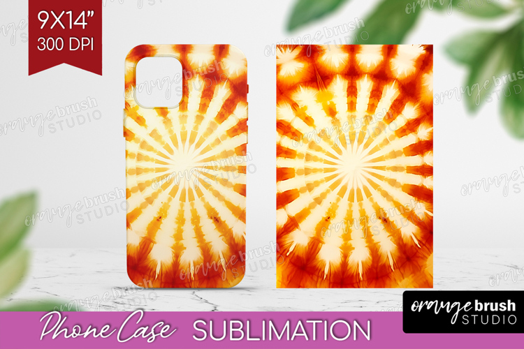 Autumn Phone Case PNG - Tie Dye Case PNG Sublimation