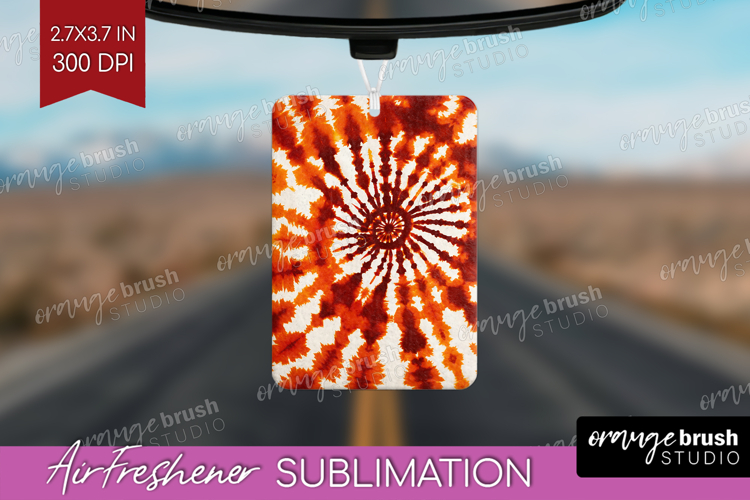 Autumn Air Freshener PNG - Tie Dye PNG Sublimation