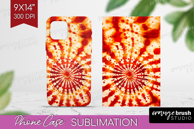 Autumn Phone Case PNG - Tie Dye Case PNG Sublimation
