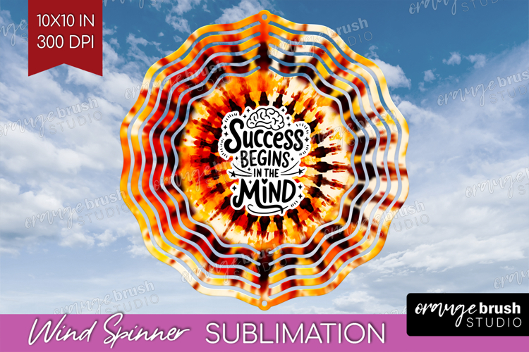 Inspirational Quote Wind Spinner Sublimation PNG - Autumn