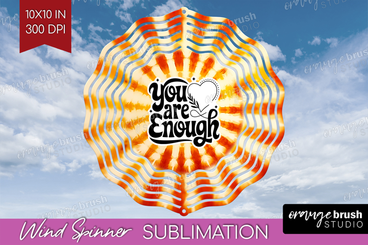 Inspirational Quote Wind Spinner Sublimation PNG - Autumn